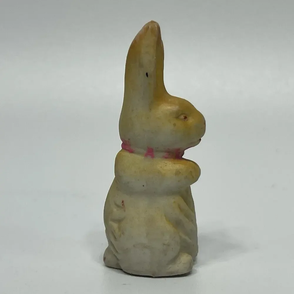 Vintage Bisque Porcelain Bunny Rabbit Figurine 3.5